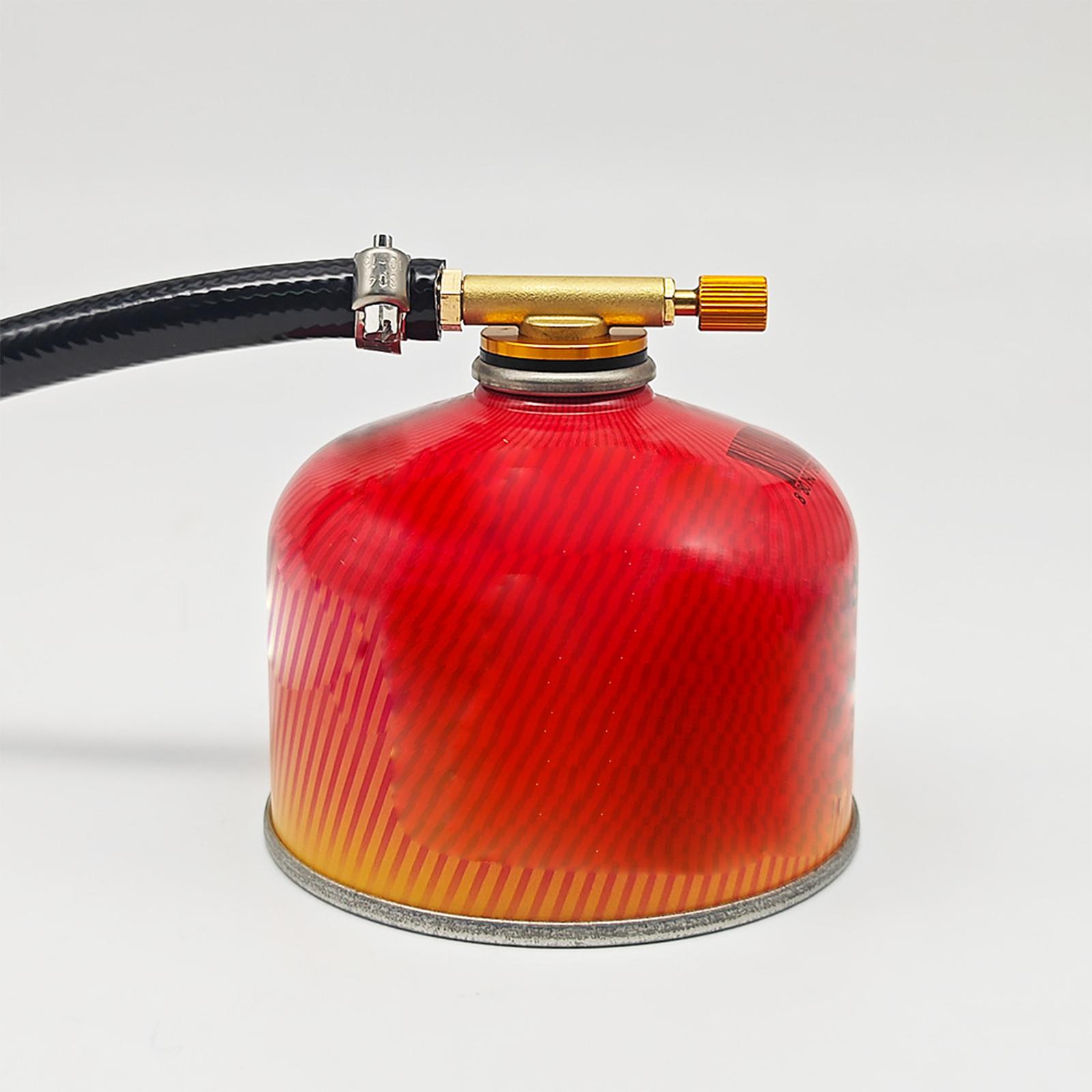 Camping Cooking No Gas - Gas Tank Refill Adapter Hose Portable