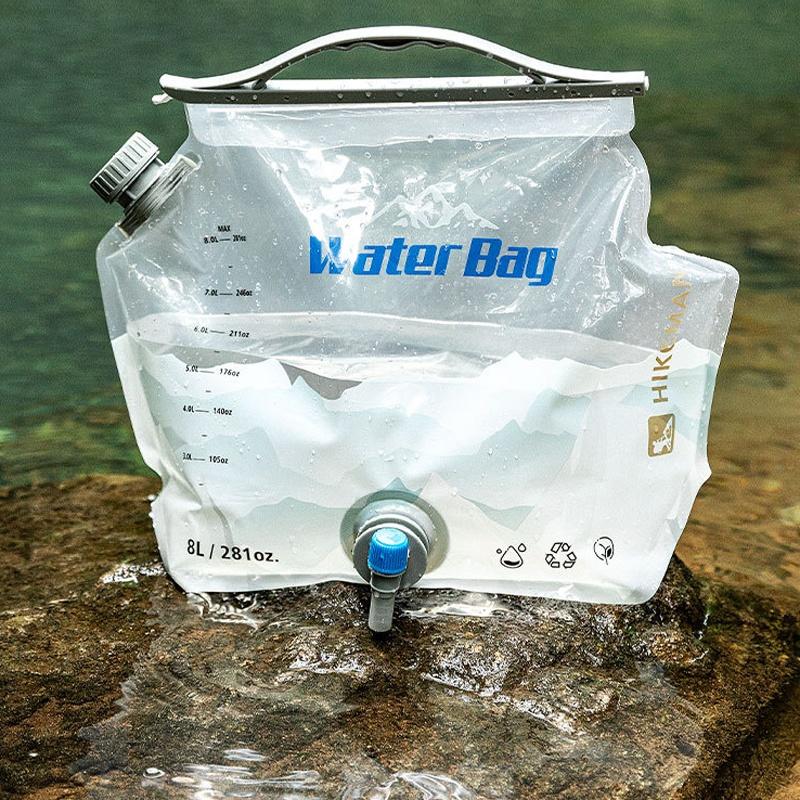 Camping Cooking Set With Bag - ●8L Camping Water Bag With Faucet