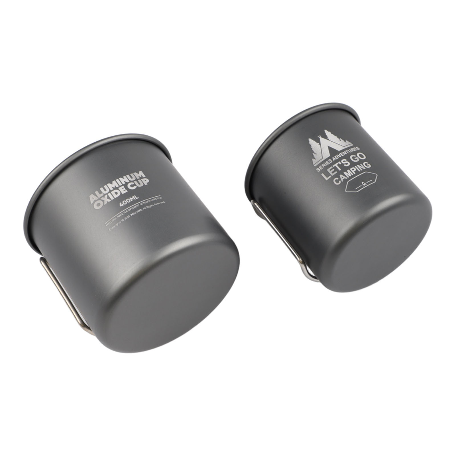 Nesting Camping Cooking Set - Aluminum Alloy Camping Mug Set 300