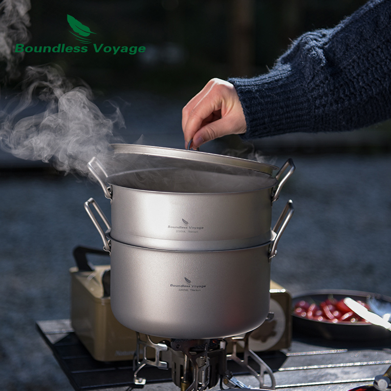 Boundless Voyage Titanium Stea - Mess Kit Titanium 评论和价格