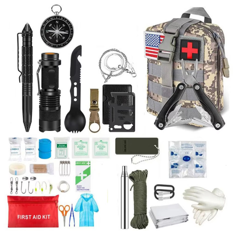 Survival First Aid Kit Surviva - Camping Cooking Set With Bag 评论和价格