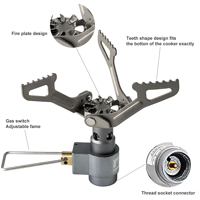 BRS Outdoor Gas Stove Mini Cam - Camping Cooking No Gas 评论和价格