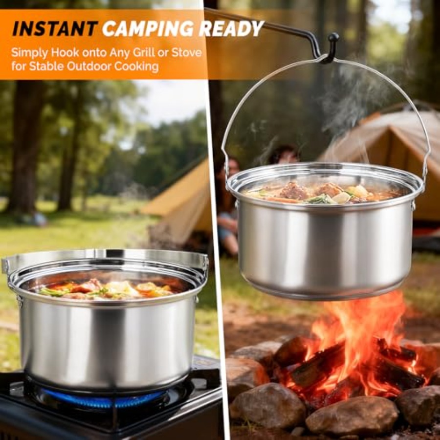 Camping Cookware Set, Lightwei - Nesting Camping Cooking Set 评论和价格
