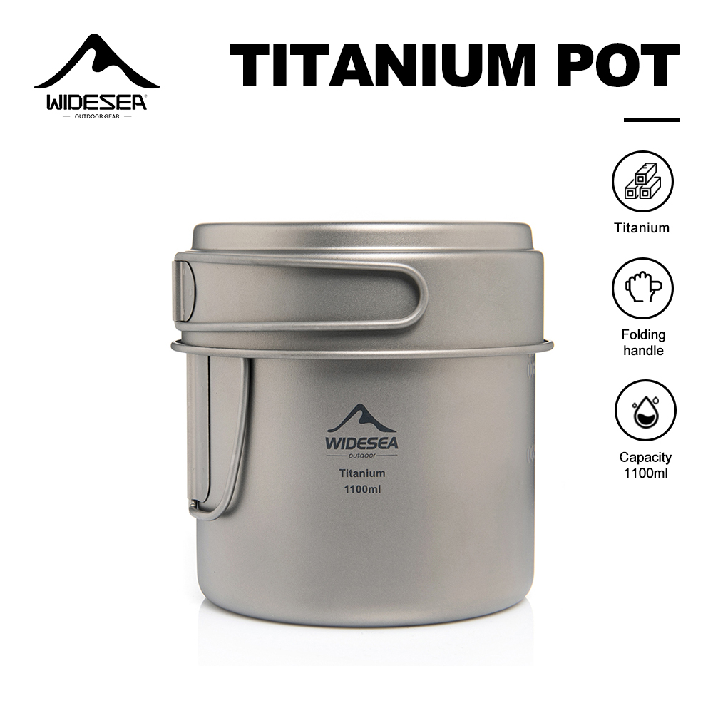 Widesea Ultralight Titanium Ca - Mess Kit Titanium 评论和价格