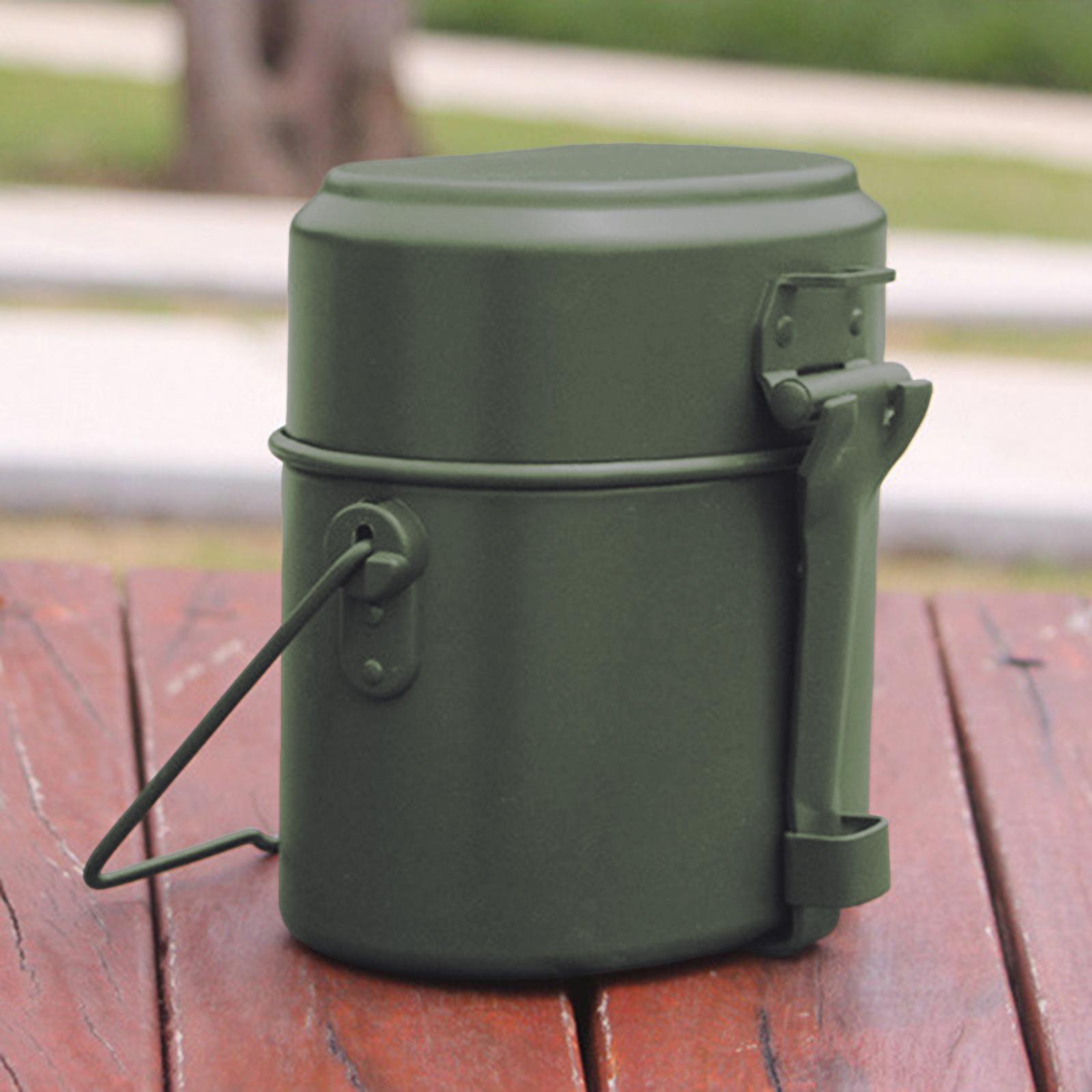 Outdoor Mess Tin Kit Camping L - Camping Cooking Kit Box 评论和价格