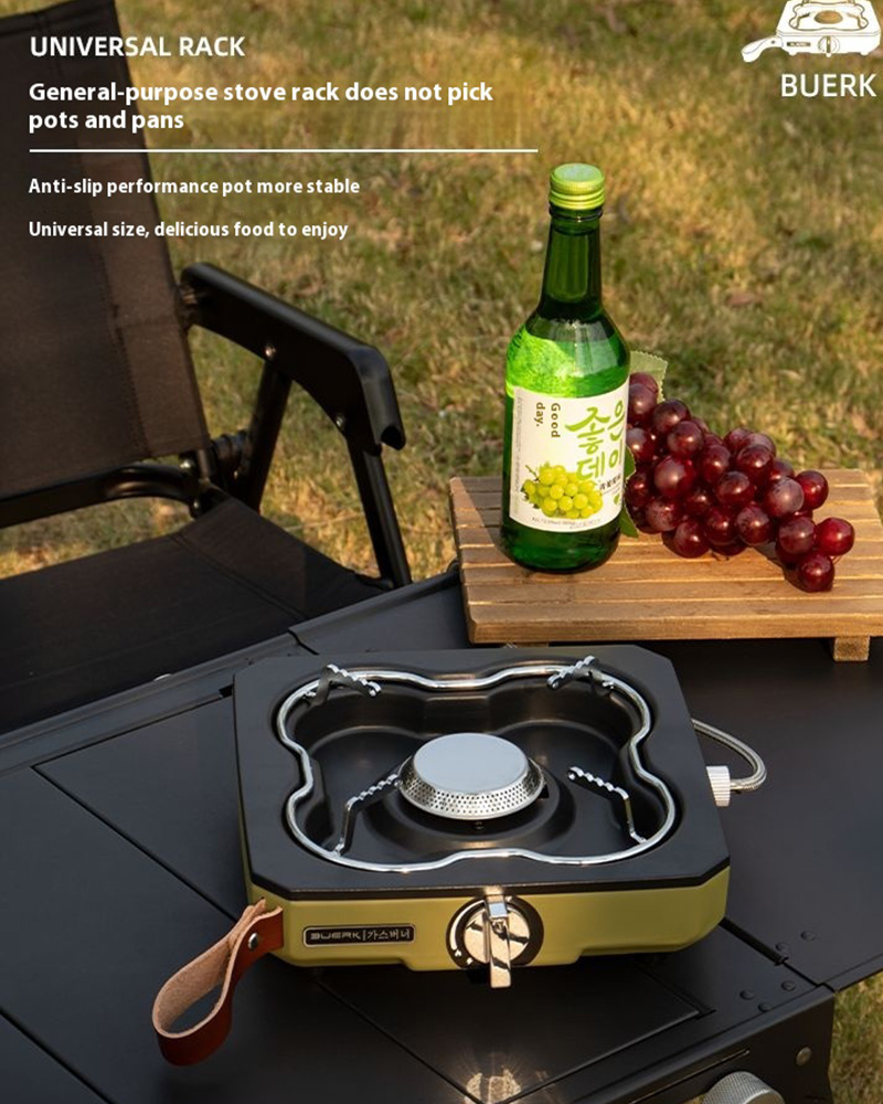 Buerk Desktop Outdoor Gas Stov - Camping Cooking No Gas 评论和价格