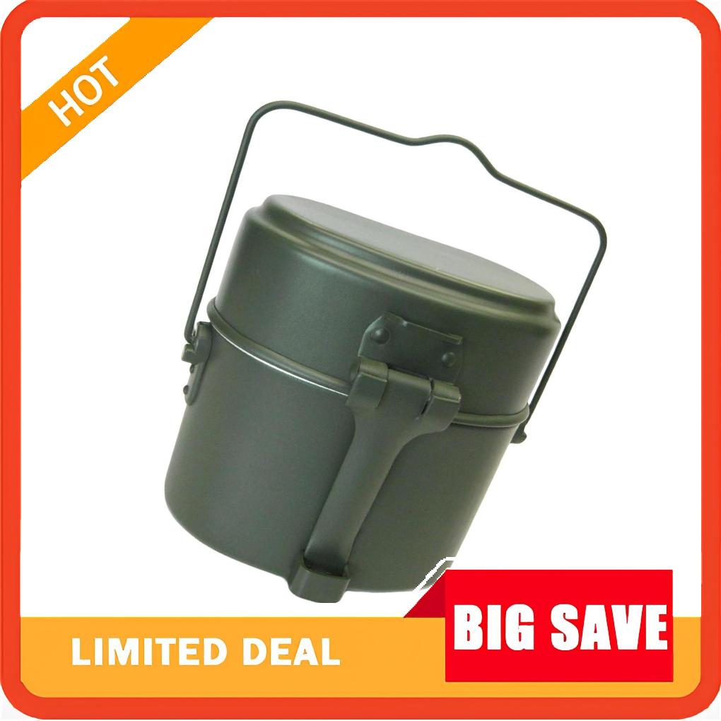 3Pcs/Set Lunch Box Aluminum Po - Camping Cooking Kit Box 评论和价格