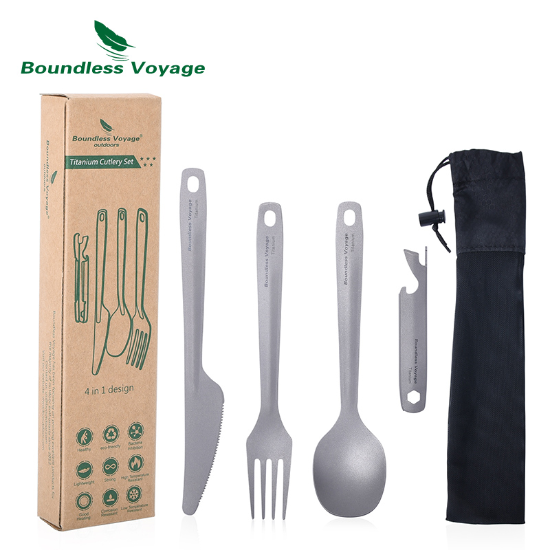 Boundless Voyage Utility Cutle - Mess Kit Titanium 评论和价格