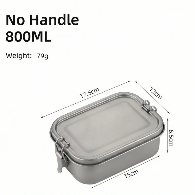 Stainless Steel Lunch Box With - Mess Kit Titanium 评论和价格