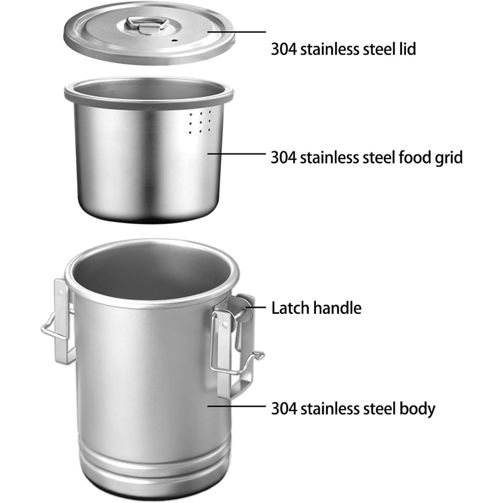 Camping Cooking Nested Pot Set - Nesting Camping Cooking Set 评论和价格