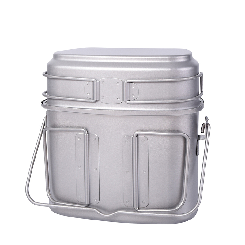 1.5L Outdoor Military Canteen  - Camping Cooking Kit Box 评论和价格