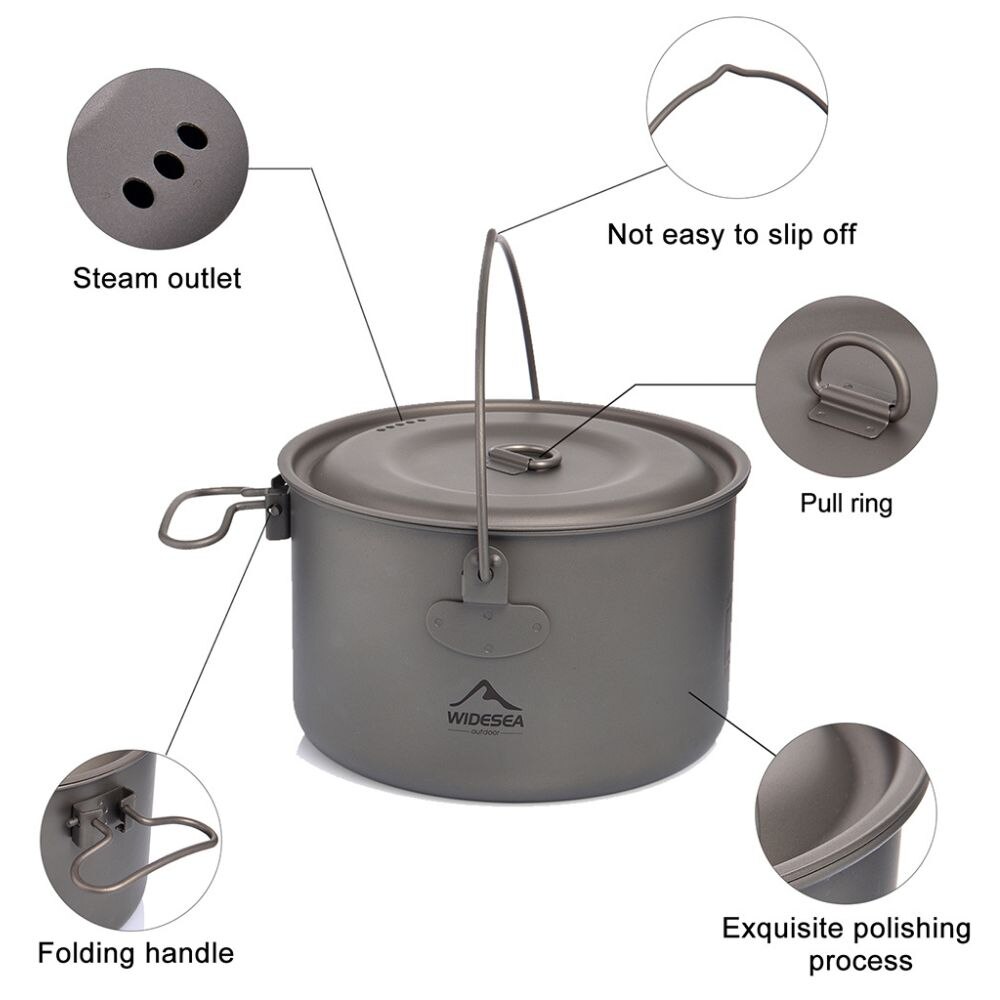 Widesea Camping Tableware Tita - Mess Kit Titanium 评论和价格