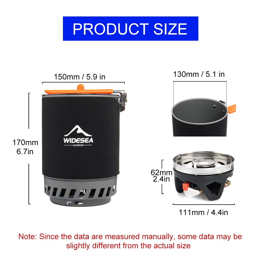 Widesea Camping Cooking System - Camping Cooking With Gas 评论和价格