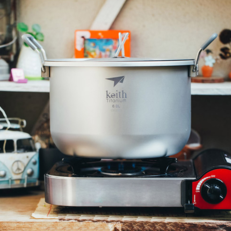 Keith-Camping Cooking Set, Tit - Mess Kit Titanium 评论和价格