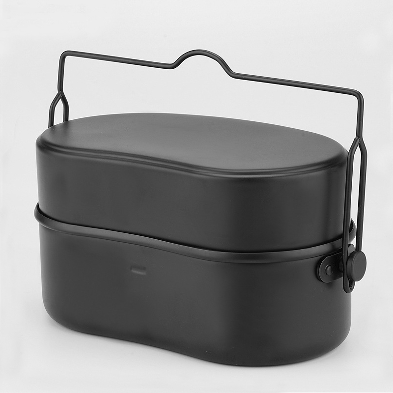 Aluminum Lunch Box Cookware Ou - Camping Cooking Kit Box 评论和价格