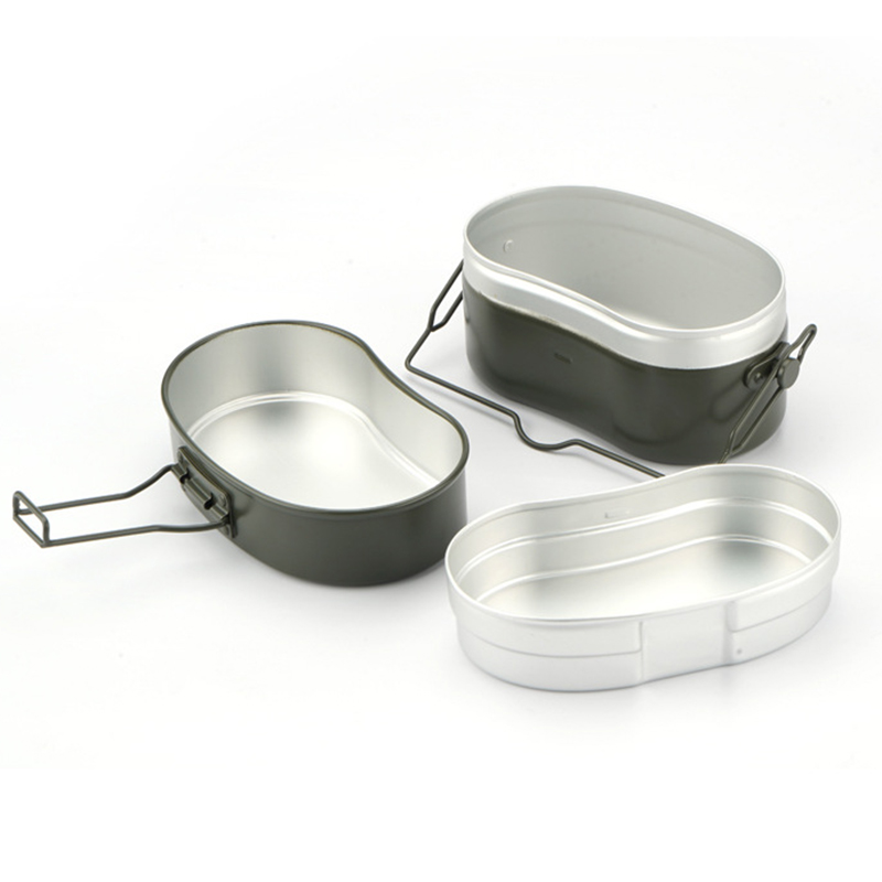 Aluminum Lunch Box Cookware Ou - Camping Cooking Kit Box 评论和价格
