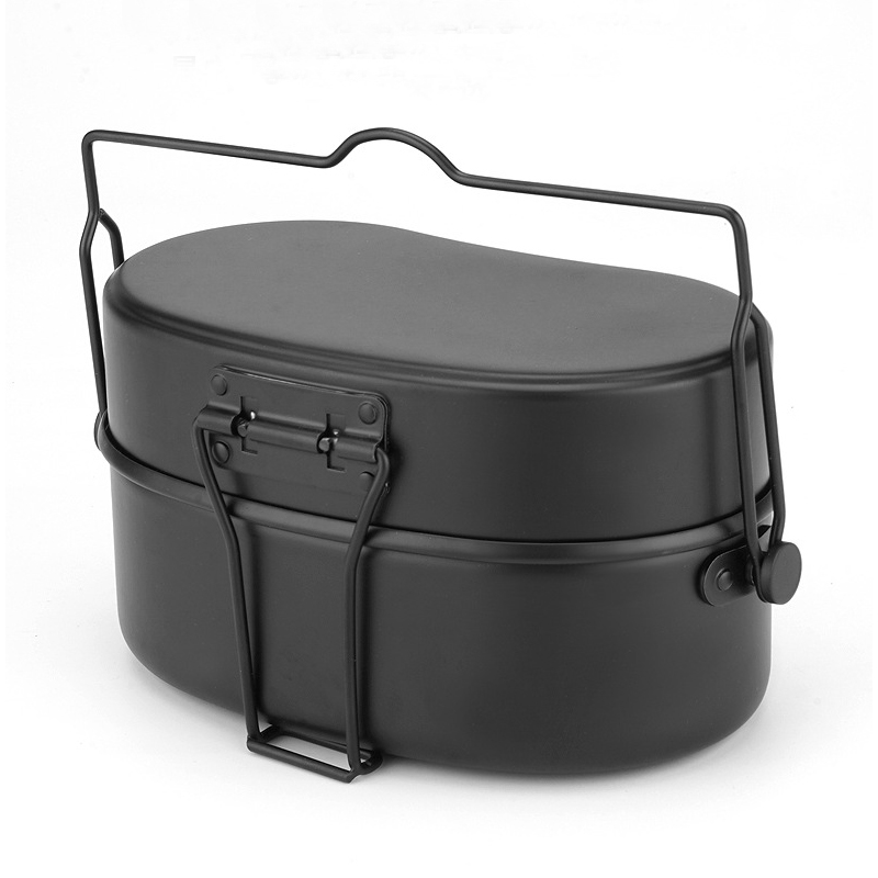 Aluminum Lunch Box Cookware Ou - Camping Cooking Kit Box 评论和价格