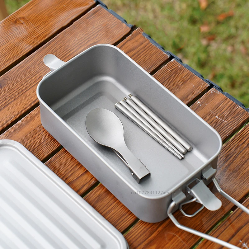 Outdoor Pure Titanium Square L - Mess Kit Titanium 评论和价格