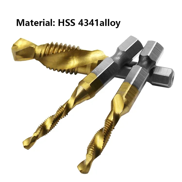 6PCS Metric Titanium Drill Tap - Mess Kit Titanium 评论和价格