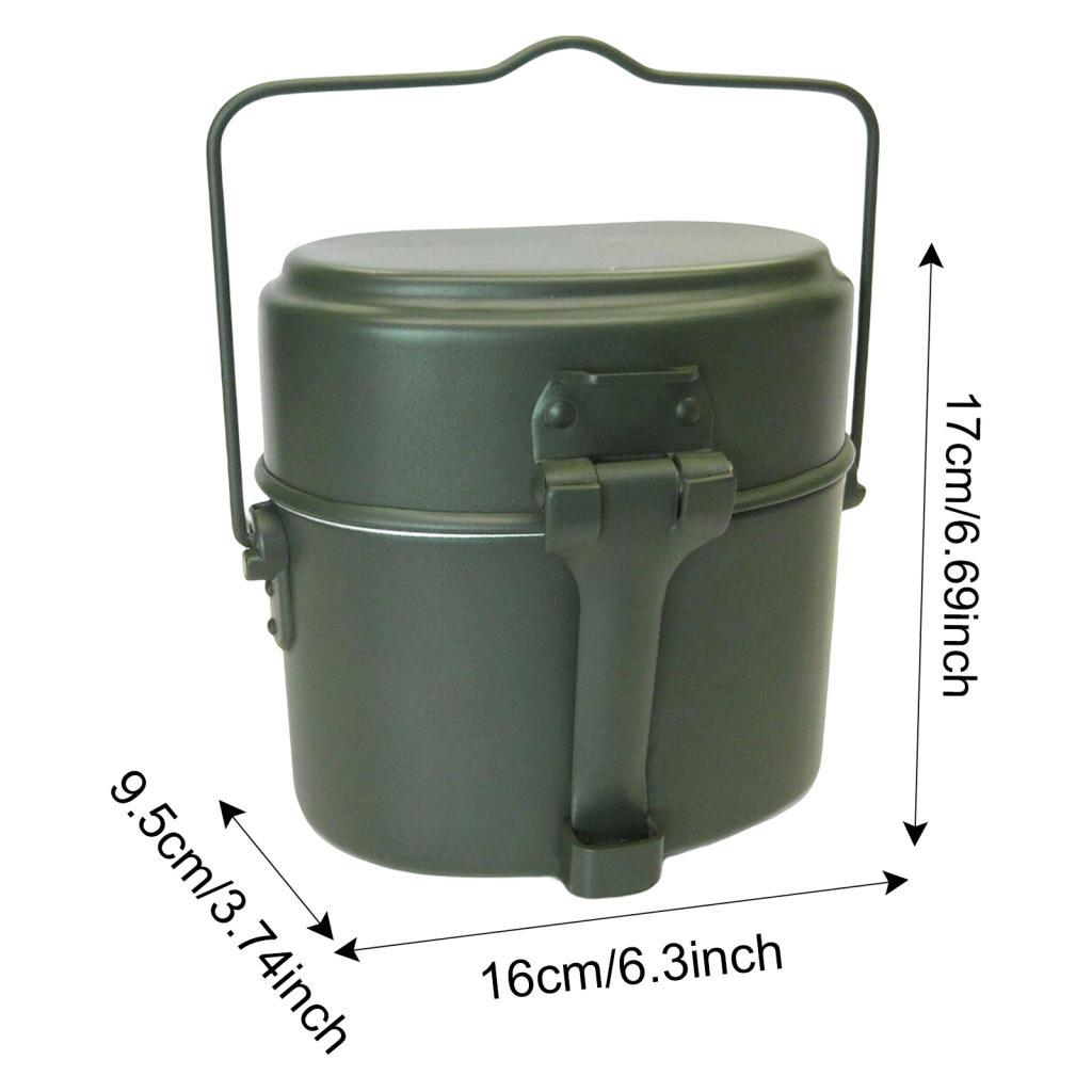 Outdoor Cooking Pot Set Alumin - Camping Cooking Kit Box 评论和价格