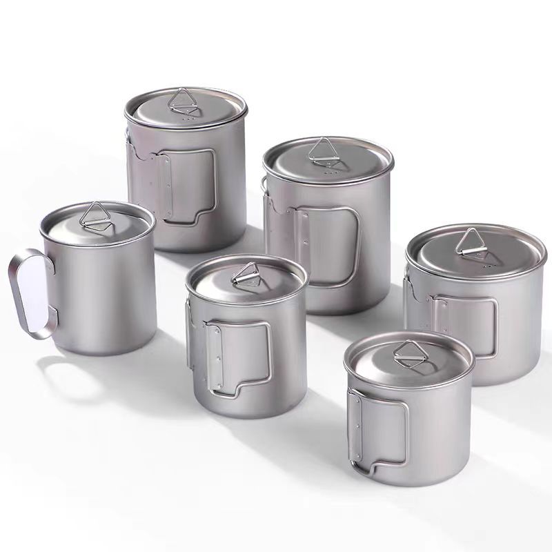 Lightweight Outdoor Titanium P - Mess Kit Titanium 评论和价格