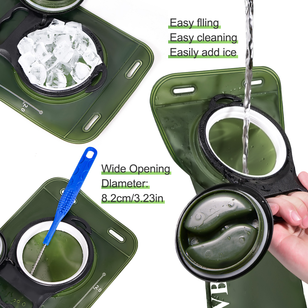 Hydration Bladder 1.5L/2L/3L L - Camping Cooking Bag 评论和价格