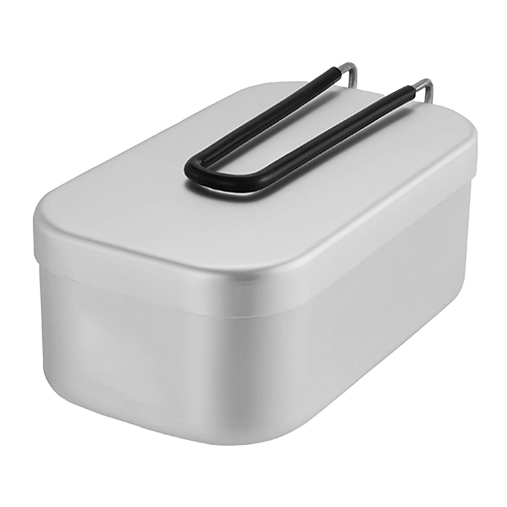 800ML Aluminum Lunch Boxes Out - Camping Cooking Kit Box 评论和价格