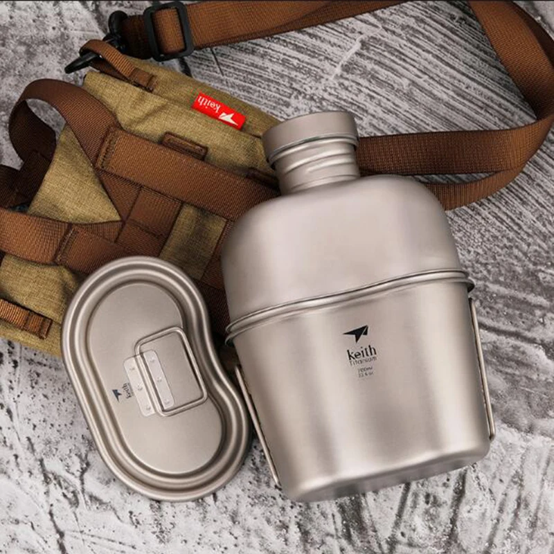 Keith Pure Titanium Outdoor Ca - Mess Kit Titanium 评论和价格