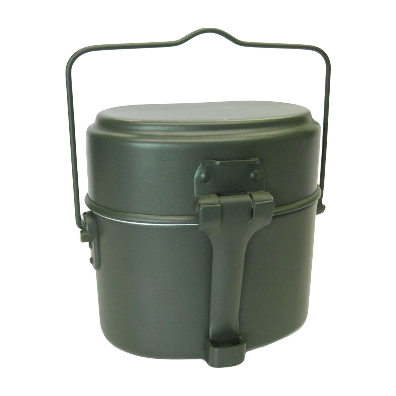 Lunch Box Mess Kit Pot and Pan - Camping Cooking Kit Box 评论和价格