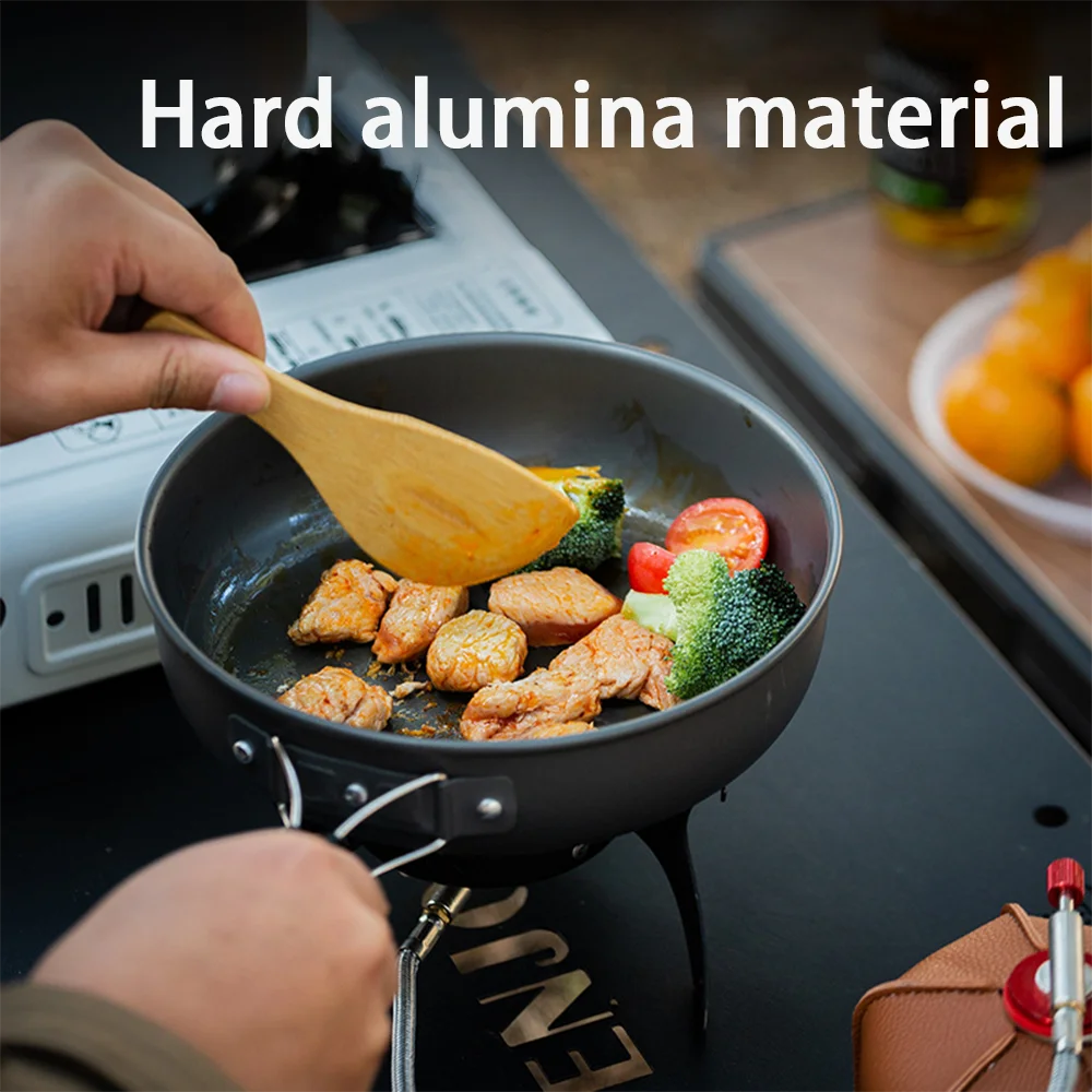 Large Capacity Non-Stick Campi - Nesting Camping Cooking Set 评论和价格