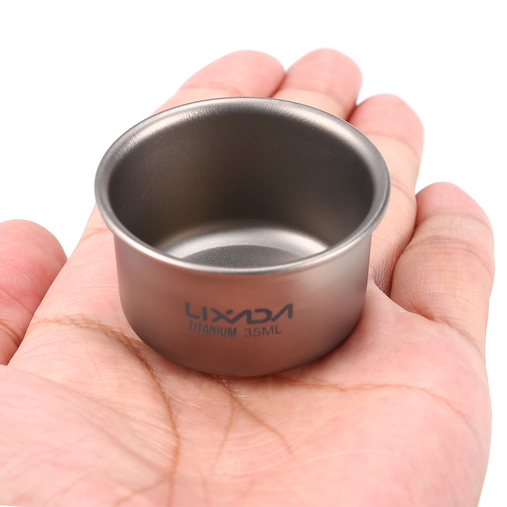 1/3pcs Lixada 35ml Mini Titani - Mess Kit Titanium 评论和价格