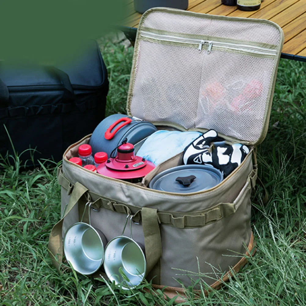 Outdoor Camping Storage Bag Pi - Camping Cooking Kit Box 评论和价格